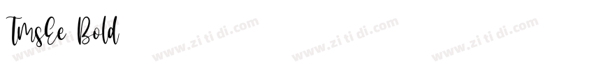 TmsEe Bold字体转换